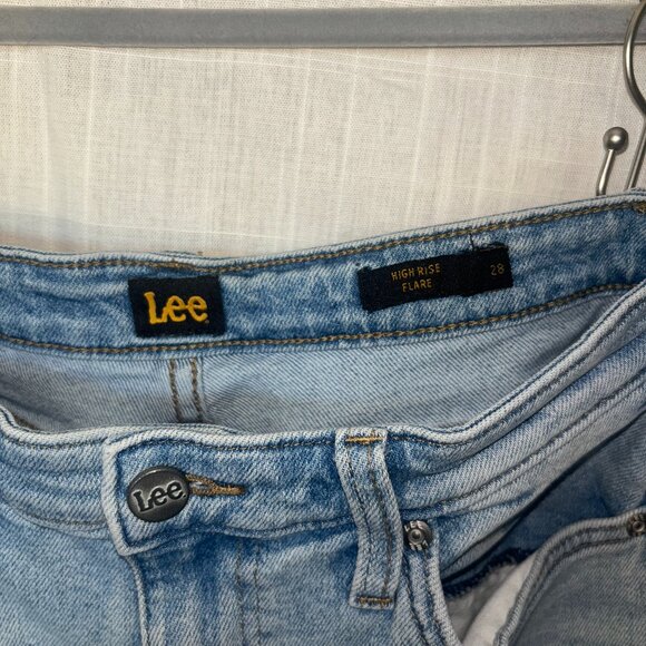 Lee High Rise Flare Jeans - Picture 3 of 4